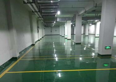 蘭州新區車(chē)庫地坪施工案例